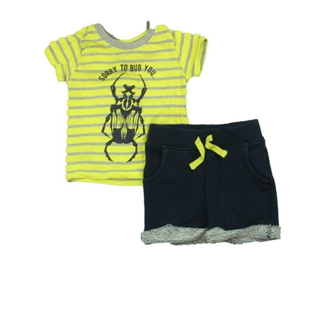 

Pre-owned theo & leigh Boys Green | Blue Apparel Sets size: 3-6 Months