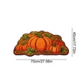 thumbnail image 3 of Hyknon Fall Thanksgiving Pumpkin Rug, Cute Soft Plushes Thick Waterproof Bathroom Mat, Non-Slip Harvest Decor Floor Mat, Entryway Door Mat for Home Indoor Outdoor Bedroom Kitchen Decor 27.6"×17.7", 3 of 7