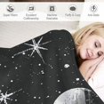 thumbnail image 3 of Orinice Stars Planets Space Art Warm Lightweight Blanket Soft Fleece Throw Blanket for Living Rooms Sofa Decor All Seasons Gifts - Long-lasting Blanket 40x50in, 3 of 6