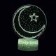 thumbnail image 5 of Interruptor táctil de escritorio con patrón de luna Eid Mubarak, cambio de color para dormitorio, C Feliz Sencillez, 5 of 5