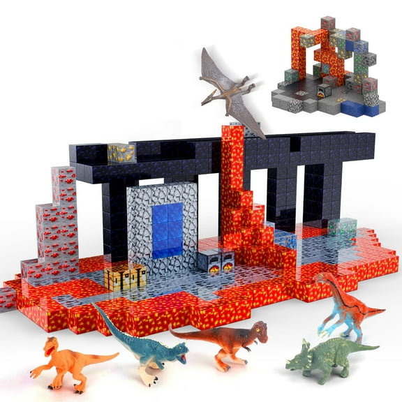 MANGOBOB Magnetic Building Toys, STEM Montessori Sensory Toys, 70 Pieces