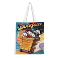 thumbnail image 1 of DuckTales Bolso de tela con estampado de lienzo para mujer, bolsa de compras reutilizable y estética, con cremallera interior, regalo para mujer,40*45cm., 1 of 6
