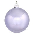 thumbnail image 2 of Vickerman 8" Blue Shiny Ball Ornament, 2 of 2