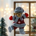 thumbnail image 3 of Chmadoxn Christmas Decorations Xmas Tree Decor Christmas Elk Bear Doll Hanging Feet Decoration Window Christmas Tree Decoration Decoration Decoration Christmas Tree Ornaments Gifts, 3 of 4