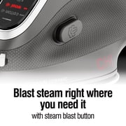 CHI Mini Clothing Iron, Steam Iron for Clothes with Titanium-Infused Ceramic Soleplate, Black