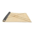 thumbnail image 2 of Ahgly Company Indoor Round Solid Orange Modern Area Rugs, 6' Round, 2 of 4
