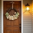thumbnail image 6 of weibbin Artificial Flower Wreath - 13in Door Hanger for Home Decor, Multicolor B, 6 of 6