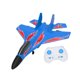 thumbnail image 1 of RC Plane Flying Flying Toy Modelo de volante Kit de avión RC Jet Multifuncional para niños Comportador de bolsas de regalos profesionales Azul, 1 of 8