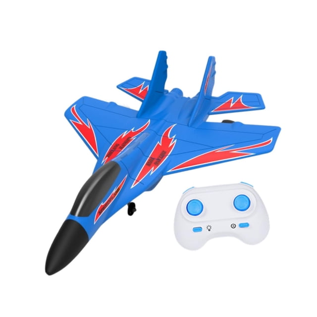 RC Airplane Glider Party Preference Aircraft RC Jet para Niños con Juguetes de Regalo Ligeros Azul