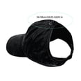 thumbnail image 3 of Gyujnb Washed Twill Baseball Cap with Ponytail Opening Adjustable Curved Brim for Outdoor Daily Casual Wear (Unisex Adult),One Size, 3 of 5