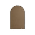 thumbnail image 2 of Metal Frame Arch Mirror 22x36 Inch in Brass, 2 of 7