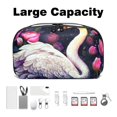 thumbnail image 3 of Swan Waterproof Oxford Fabric Charger Organizer Storage Pouch Outdoor Small Storage Box, 5.9x9.44x3.14 in., 3 of 6