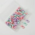 thumbnail image 7 of 50pc Push Pin Hooks Plastic Heads Thumbtack Decorative Thumb Tacks Hook Back Pins For Cork Board Bulletin, 7 of 7