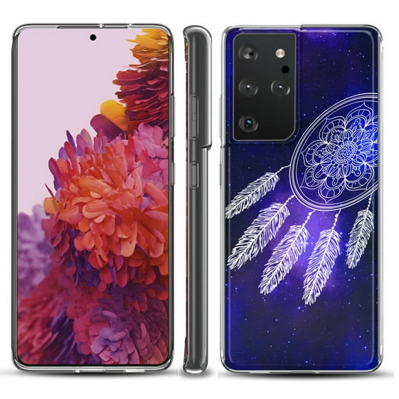 Slim-Fit Lightweight Protective Phone Case compatible with Samsung Galaxy S21 ULTRA 5G, by OneToughShield ® - Dream Catcher