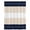 Navy Blue Khaki, variant on Pink Striped Waterproof Fabric Shower Curtain,Multicolor Grey White Horizontal Stripes Waterproof Fabric Shower Curtain for Bathroom Curtains Bathtubs Shower Curtains with 12 Hooks Stall 48x72in