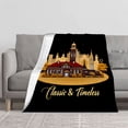 thumbnail image 2 of Durable Soft & Warm Flannel Blanket - Cozy Vintage Design for Sofa Travel Bed & Chair - Perfect for Autumn Comfort, 2 of 7