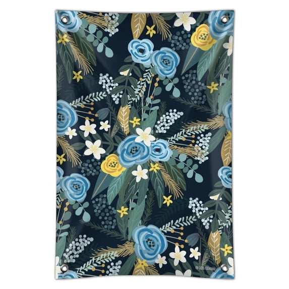 May Floral Pattern Home Business Office Sign