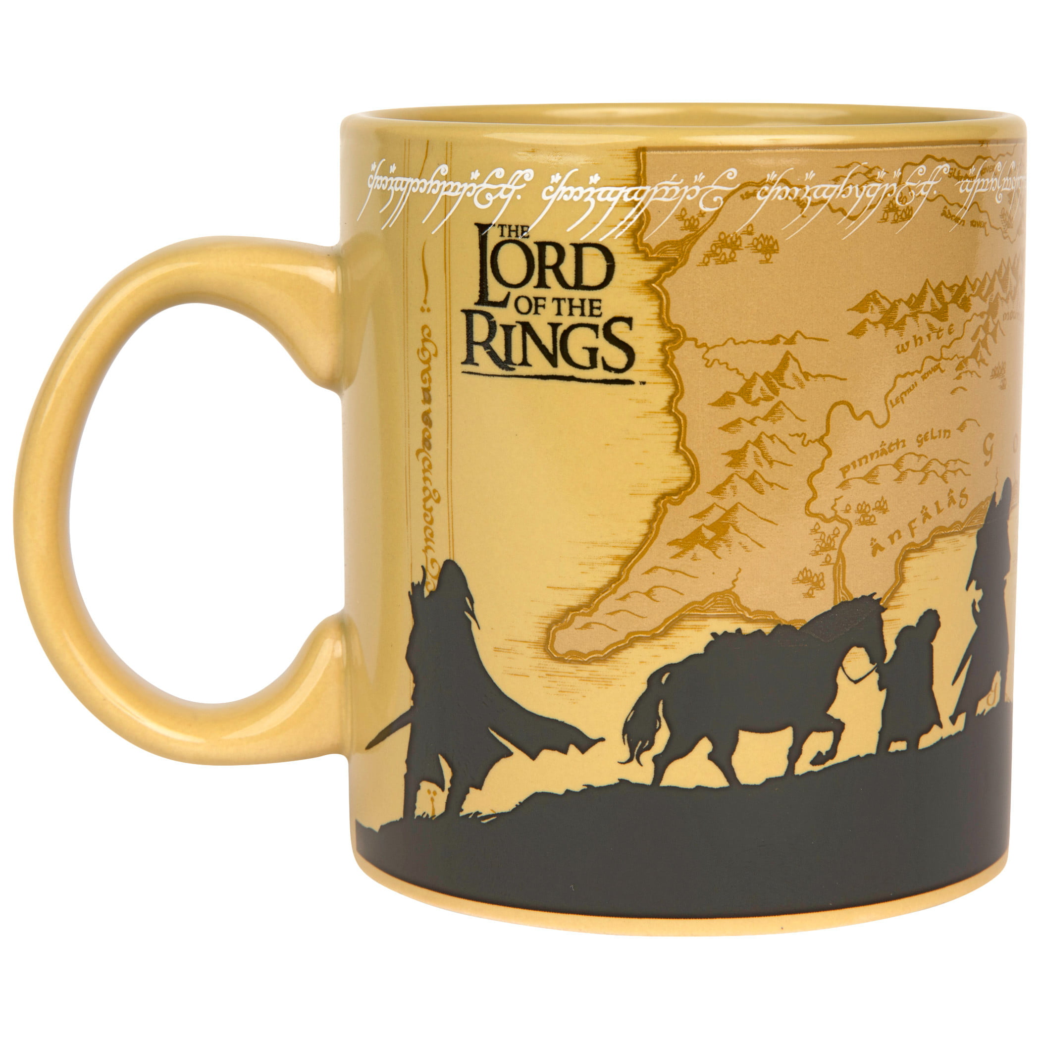 OFFICIAL LORD OF THE RINGS LOTR ONE RING MUG COFFEE CUP NEW IN GIFT BOX 