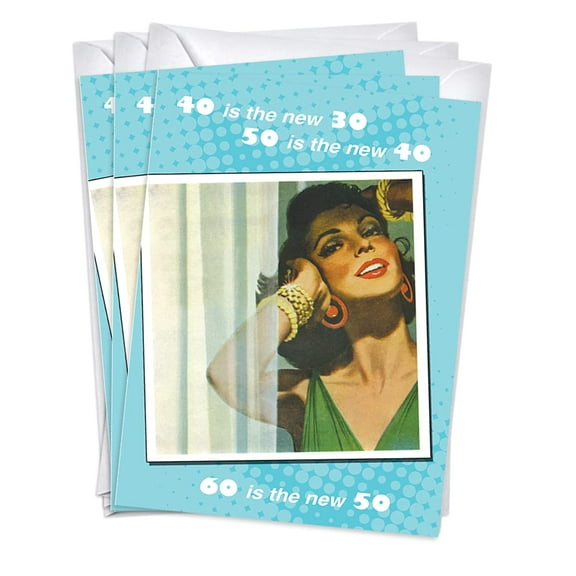 Making This Up Funny Girlfriend's Birthday Greeting Cards | 3 Pack Set (5x7)