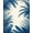 Blue, Pattern 5, variant on ODIKA 4'x6' Machine Washable Non-Slip Area Rug, Exotic Frond Accent High Traffic Rug, Blue, 229113