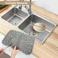 thumbnail image 5 of TEXIJUSO Sink Mat, 40 x 30 cm Sink Liner, Sink Protector Mat, Sink Protection Mat, Pebble Shaped Sink Protection, Drying Mat, Multifunctional for Kitchen Sink Floor, 5 of 7