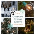 thumbnail image 6 of G40 String Lights 100 Foot - Clear Globe Lights for Outdoor Decor, Wedding, Patio, Bistro, Tent - White Wire, 105 Bulbs, 6 of 7