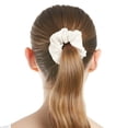 thumbnail image 2 of Soft Silk Scrunchies For Women - 100% Mulberry Silk Ropes Hair Bands, 2 of 6