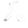 thumbnail image 1 of Soporte Para Cadena De Metal Para Gafas De Lectura - Gafas de terre Para Gafas Acollador Para Correa De Cordón Para Chicas Con Gafas Colcomx Sostenedor del collar de la lente, 1 of 5