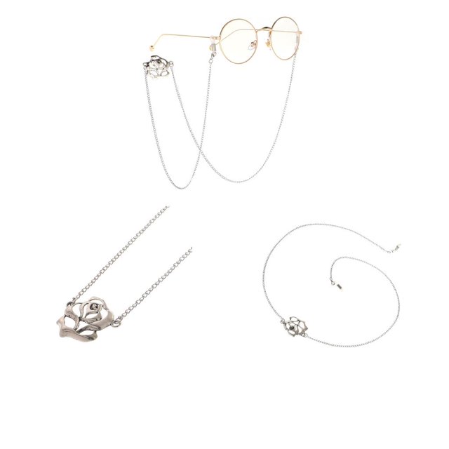 Soporte Para Cadena De Metal Para Gafas De Lectura - Gafas de terre Para Gafas Acollador Para Correa De Cordón Para Chicas Con Gafas Colcomx Sostenedor del collar de la lente