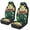 Tree Frog, variant on Jeiento Tree Frog Car Seat Covers 2 Pcs Stretch Polyester Fabric Cover Breathable Car Seat Cover Easy Installation Universal Size Fit for Most Cars SUVs