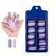 thumbnail image 2 of 200 Piezas de Acrílico Extra Larga Prensa en Uñas Ataúd Uñas Postizas Artificiales Color Sólido Cobertura Completa Uñas Postizas Brillantes para Mujeres y Niñas Salón de Arte de Uñas Ormromra HMHZ347-3, 2 of 5