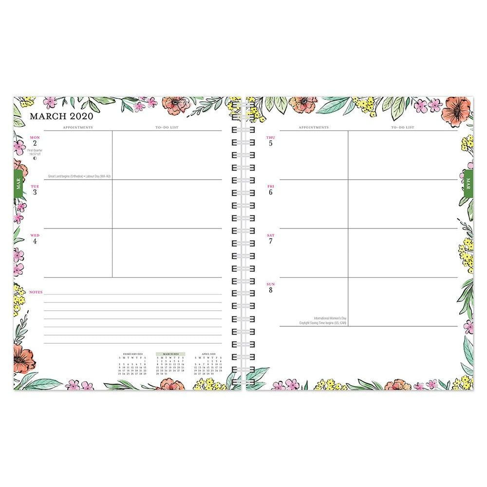 2020 Bonnie Marcus Foil Desk Planner By Browntrout Walmart Com