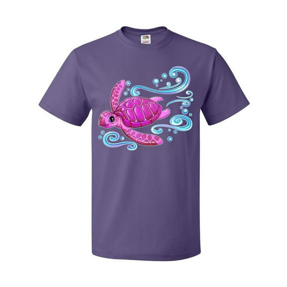 Inktastic Cute Pink Sea Turtle T-Shirt