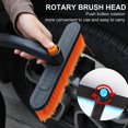 thumbnail image 4 of 27.6Ih Car Snow Brush,Removal Extendable with Ice Scraper for Car Windshield & Foam Grip Detachable Snow Mover for Car Truck SUV Windshield Windows Snow Brush (Blue), 4 of 7