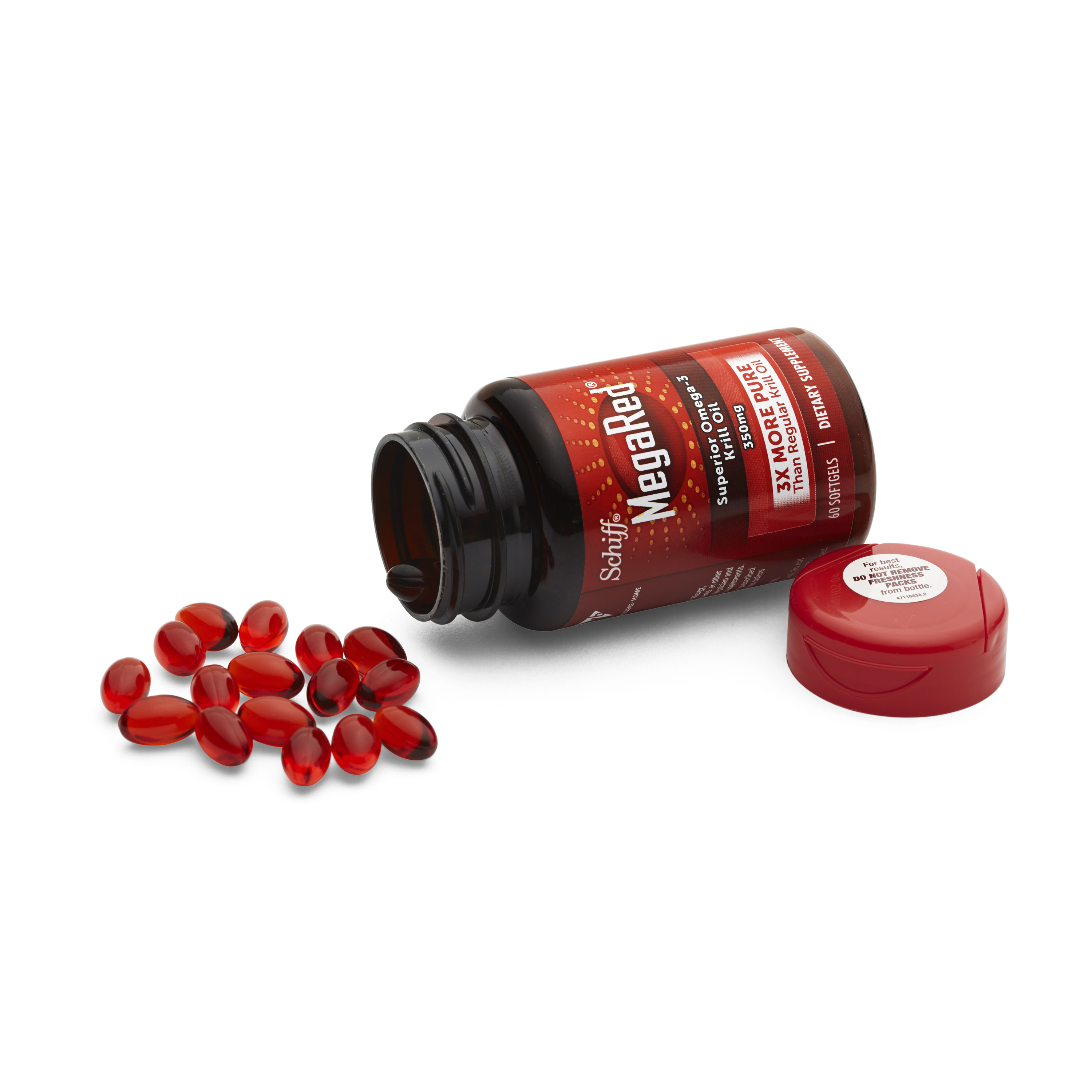 MegaRed 350mg Superior Omega-3s Krill Oil, 60 Softgels - image 10 of 14