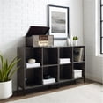thumbnail image 2 of Crosley Furniture Bibliothèque Cube de Rangement en Bois Jacobsen en Frêne Brun (Ensemble de 2), 2 of 15