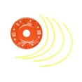 thumbnail image 3 of Colaxi Têtes de Coupe-Bordures Accessoire Robuste avec 4 Fils de Coupe Multifonction Haute Performance Installation Simple Orange, 3 of 8