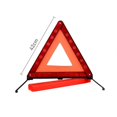 thumbnail image 2 of Emergency Reflector ABS Sturdy Warning Sign Triangle for Parking Folding Car Warning for Parking, 2 of 5
