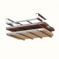 thumbnail image 4 of 1pc Storage Rack, Stainless Steel Double Layers Cutting Board Rack, Household Wall Mount Storage Holder, For Kitchen Cabinet, For Pot Lid, Cutting Boa, 4 of 5