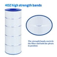 thumbnail image 4 of CRYSPOOL Pool Filter Compatible with PA120, Unicel C-8412, Filbur FC-1293, Hayward C1200, CX1200RE, Waterway Clearwater II, Pro Clean 125,120 Sq. Ft, 2 pack, 4 of 6