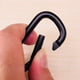 thumbnail image 3 of Clip de Mosquetón de Aluminio Negro de 6 Piezas con Cierre de Clip de Llavero Pequeño para Acampar, 3 of 9