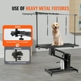 thumbnail image 3 of VEVOR 43" Hydraulic Pet Grooming Table, Heavy Duty Dog Grooming Arm for Medium/ Small Dogs, Height Adjustable Dog Grooming Station, Anti Slip Tabletop /Dog Grooming Station, Max Bearing 400LBS, 3 of 9