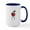 White/Navy Inside, variant on CafePress - Revolution Apple Mugs - 15 oz Ceramic Large White Novelty Mug