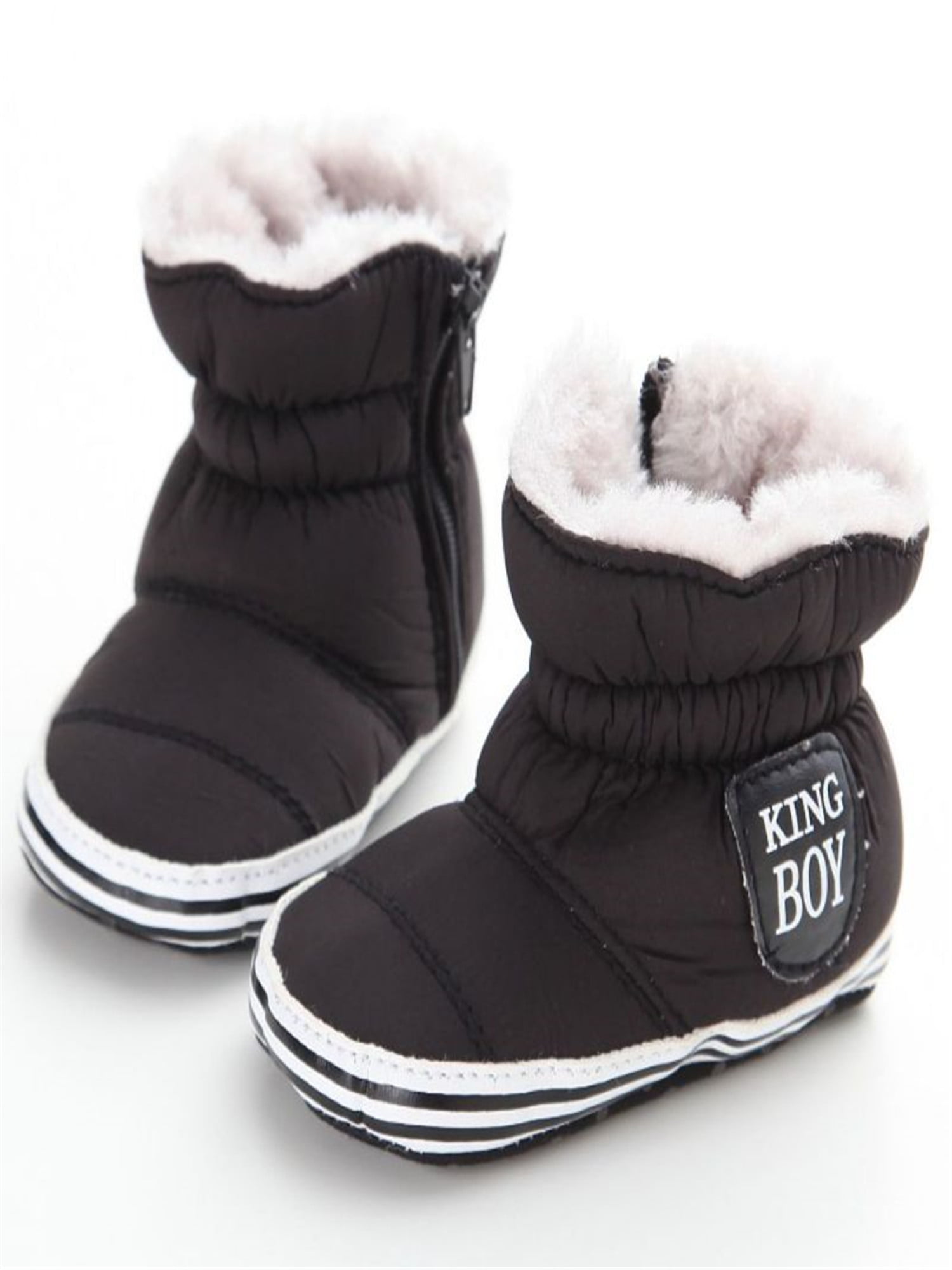 Baby Girl Boy Winter Warm Boots Newborn Toddler Infant Soft Sole Shoes Booties 