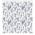 thumbnail image 3 of Ambesonne Botanical Shower Curtain, Lavender Bouquet Romance, 69"Wx70"L, Indigo Olive Green, 3 of 5