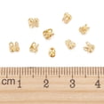 thumbnail image 3 of 500pc 304 Stainless Steel Bead Tips Calotte Ends Clamshell Knot Cover Golden 4x2mm Hole: 1mm, 3 of 5