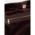 thumbnail image 4 of Scenario Women's Faux Suede Bucket Handbag, Leopard Print, 4 of 5