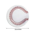 Kiteky 24X Dinner Plates, Tableware Clearance! 24 Packs Baseball Plates