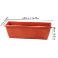 Trough Planter Box, 17X5 In, Thick Resin, Flower Arranging, Outdoor ...
