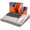 Pink, variant on Lap Laptop Desk - Portable Lap Desk with Pillow Cushion, Fits up to 17 inch Laptop, with Anti-Slip Strip & Storage Function for Office Students Use as Computer Laptop Stand, HNLD28B
